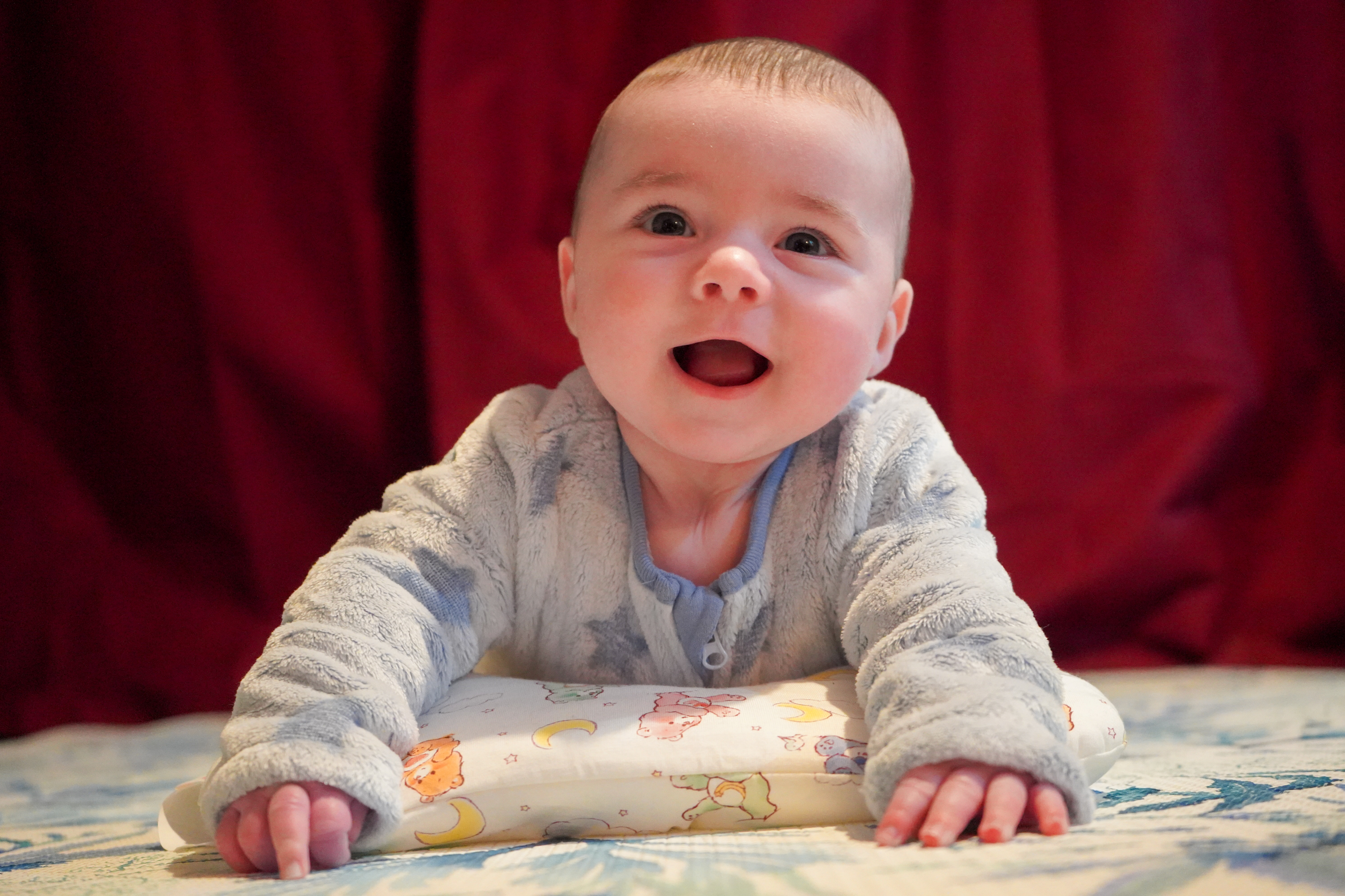 Enjoying Tummy Time - Samantha Innard